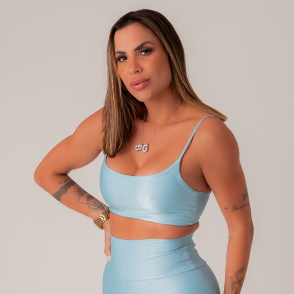Top Martina Azul Sky