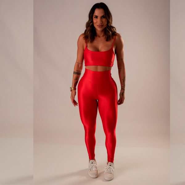 Calça Legging Marcela Chic Red - Imagem 3