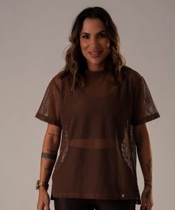 Camisa Over Pri Coffee