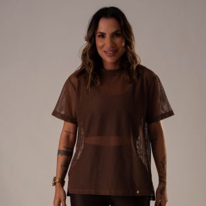 Camisa Over Pri Coffee