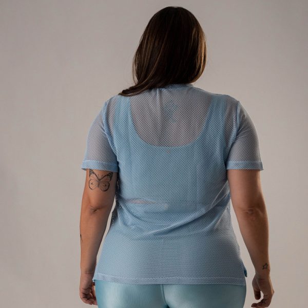 Camisa Over Pri Azul Sky - Imagem 3