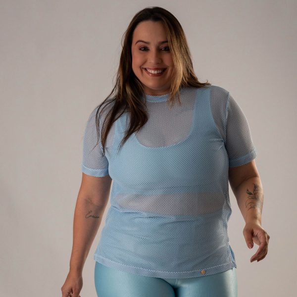 Camisa Over Pri Azul Sky - Imagem 2