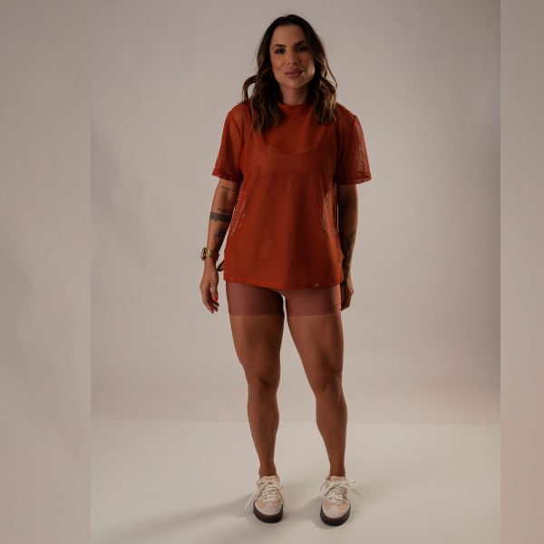 Camisa Over Pri Bronze - Imagem 3