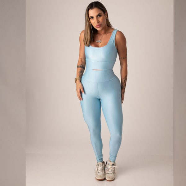 Calça Legging Marcela Azul Sky - Imagem 3