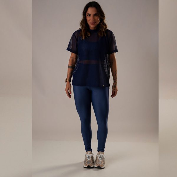 Camisa Over Pri Marinho - Imagem 4