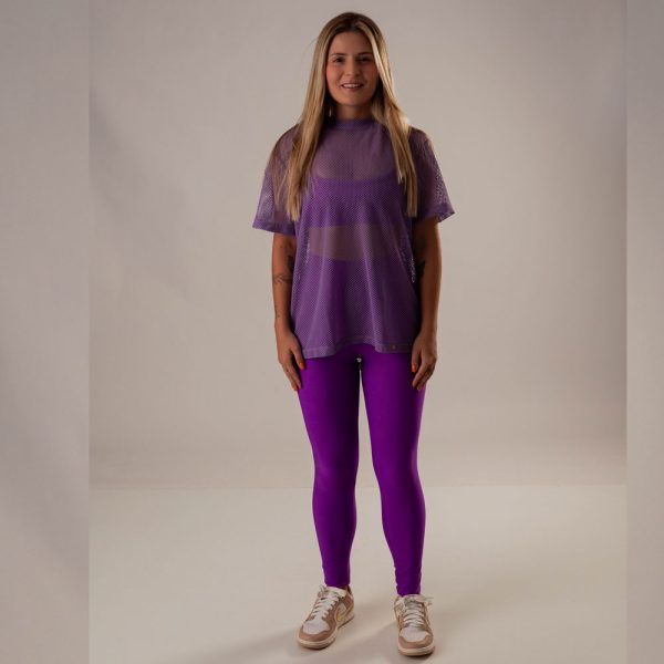 Camisa Over Pri Lilás - Imagem 3