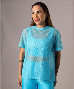 Camisa Over Pri Skyblue