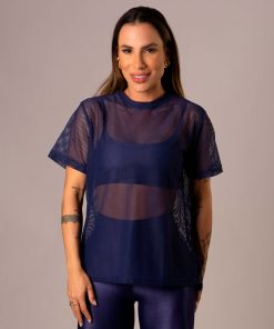 Camisa Over Pri Marinho