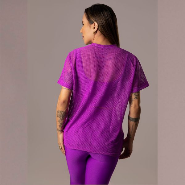 Camisa Over Pri Fúcsia - Imagem 4