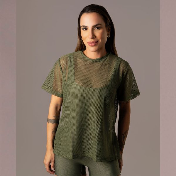 Camisa Over Pri Croco - Imagem 3