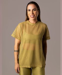 Camisa Over Pri Pistache