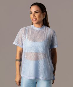 Camisa Over Pri Azul Sky